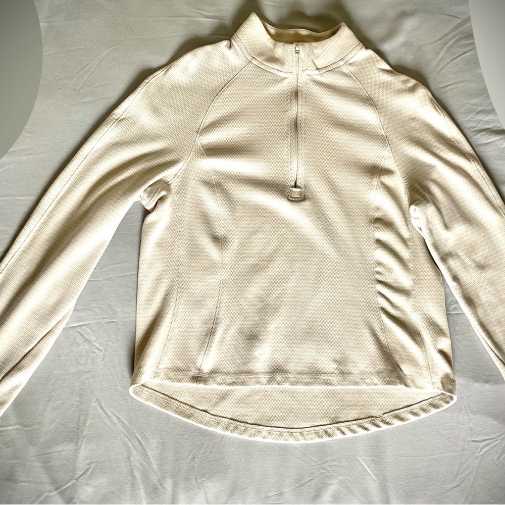 Avalanche Women's Off-White Quarter-Zip Sweatshirt